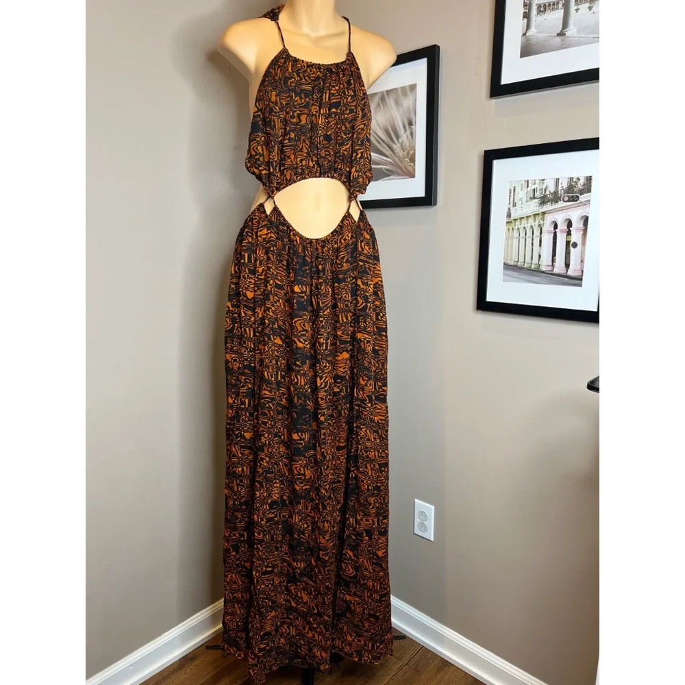 Free People Holy Smokes Printed Maxi Dress - Picture 5 of 12